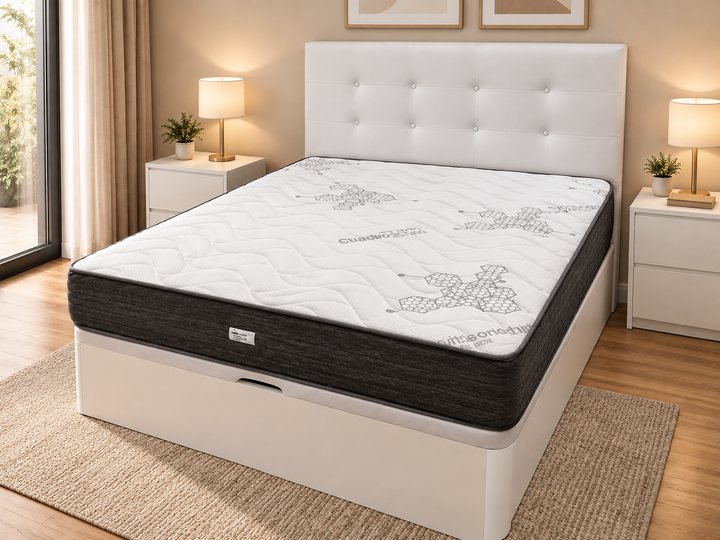 Pack dormitorio canapé, colchón, mesitas y cabecero - vista 2